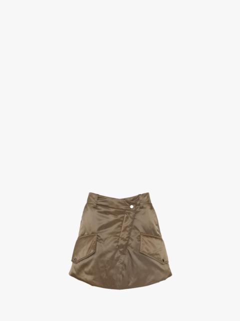 PADDED CARGO MINI SKIRT