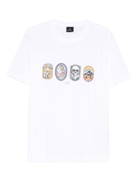 Paul Smith graphic -rint T-shirt