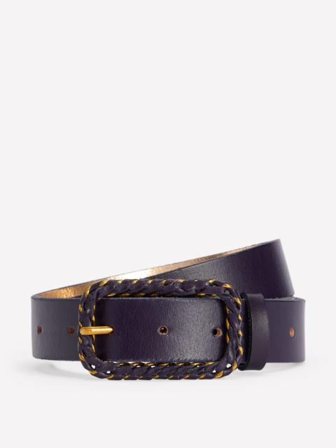 BODEN Plait Hardware Belt-Navy