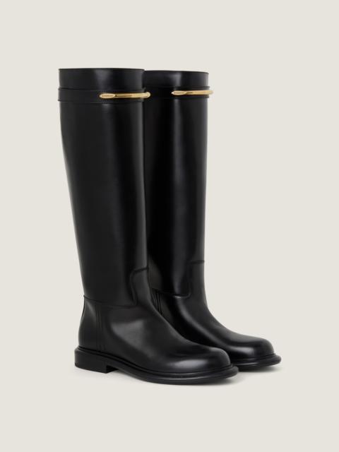 Givenchy PINCH FLAT BOOTS IN LEATHER