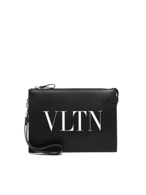 VLTN leather pouch