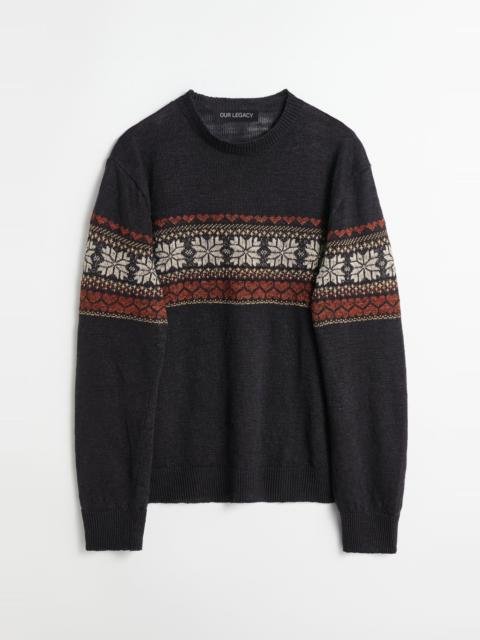 Base Roundneck Dusk Fairisle Hemp