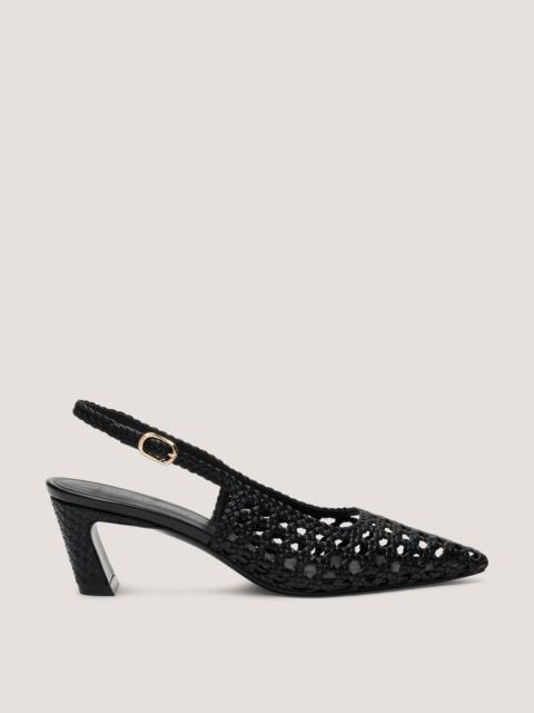 Stuart Weitzman STASSI WOVEN SLINGBACK 50