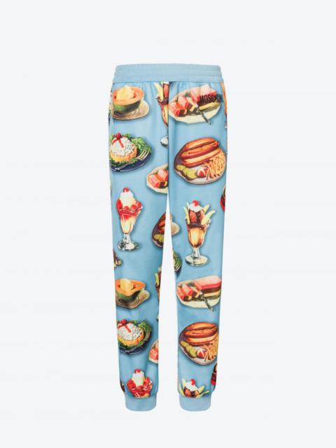 Moschino FOOD PRINT COTTON BLEND JOGGING