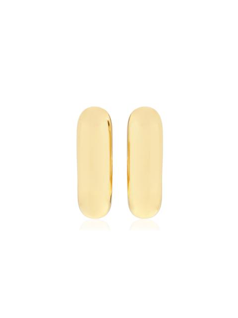 Jennifer Behr Nimah 18K Gold-Plated Hoop Earrings gold