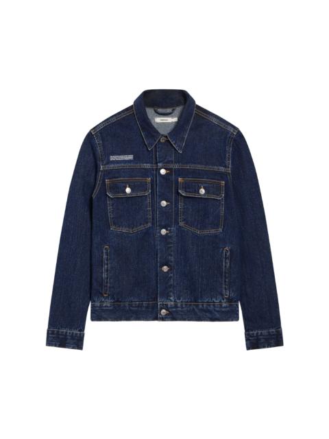 PANGAIA Mens Nettle Denim Jacket - Rinse Wash