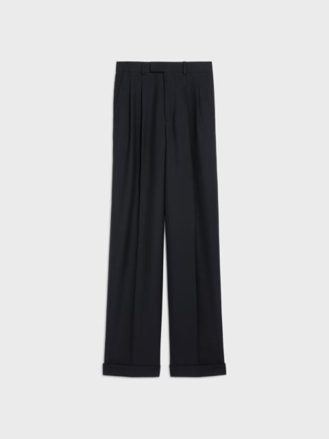 CELINE MARGARET PANTS IN WOOL GABARDINE