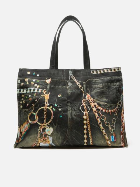 Acne Studios Logo tote - Year of the Horse - Black/multi