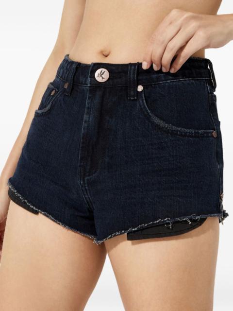 ONE TEASPOON The One raw-edge shorts