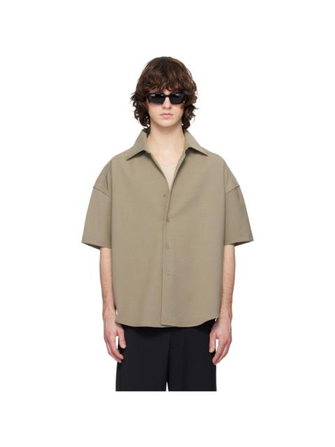 entire studios Taupe Short Sleeve Shirt