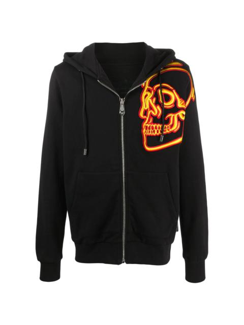 PHILIPP PLEIN embroidered skull hoodie