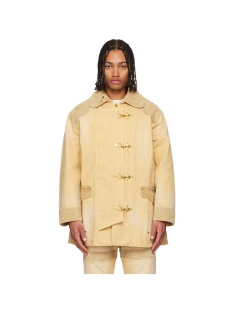 WALES BONNER Beige 'The Sierra' Coat