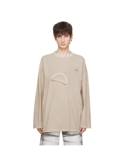 FENG CHEN WANG Gray 2-In-1 Long Sleeve T-Shirt