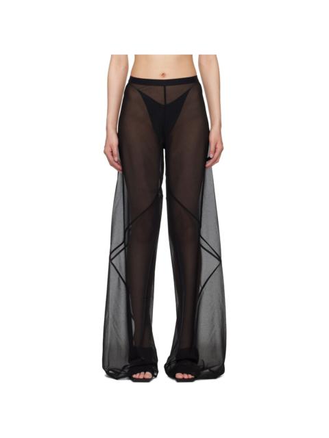 Rick Owens Lilies Black Hollywood Farrah Bias Trousers