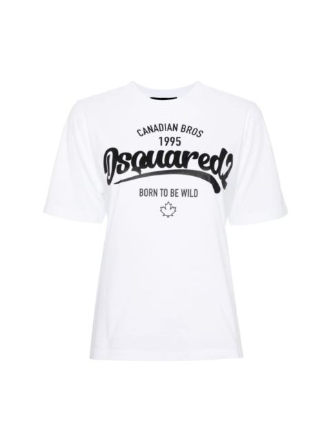 logo-print cotton T-shirt