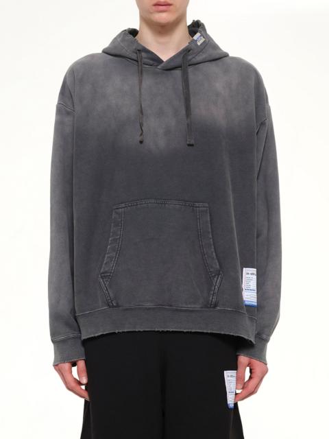 Maison MIHARAYASUHIRO Instrumental French Terry Distressed Hoodie in Black
