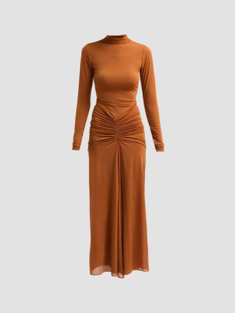 RONNY KOBO Women's Scorpio Gathered Maxi Dress - Almond
