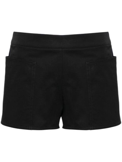 Max Mara mid-rise gabardine shorts