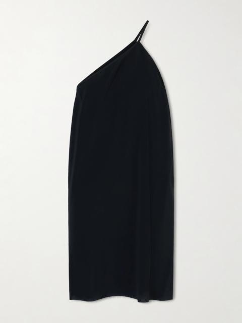 Rick Owens One-shoulder Crepe Mini Dress