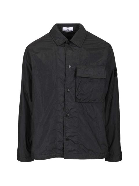 Stone Island patch-pocket overshirt