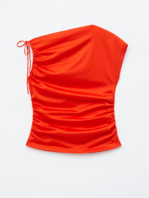 & Other Stories Cotton One-Shoulder Top
