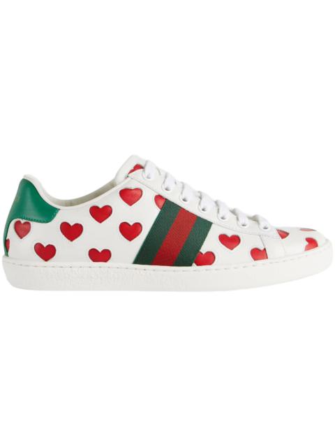 GUCCI Women's Ace sneaker with hearts