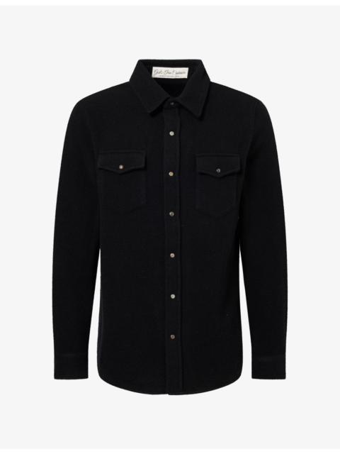 God’s True Cashmere Gemstone-Embellished Cashmere Shirt