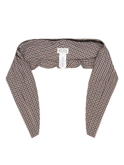 Maison Margiela Beige Checkered Hood