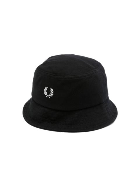 Fred Perry logo-embroidered cotton bucket hat