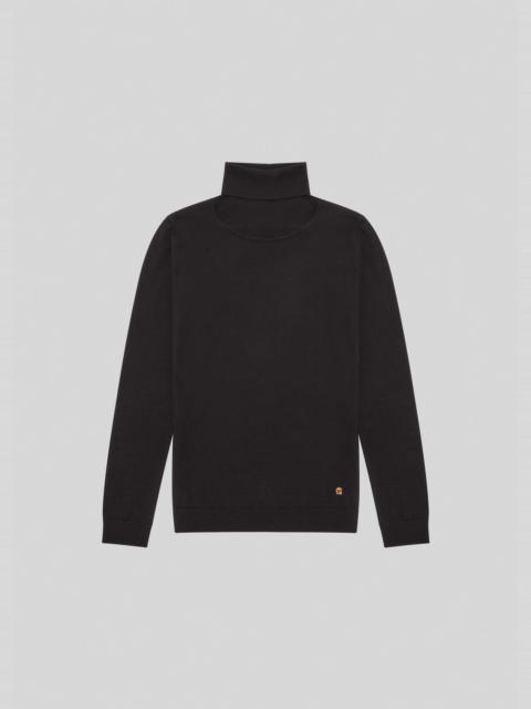 VERSACE High Neck Wool Sweater