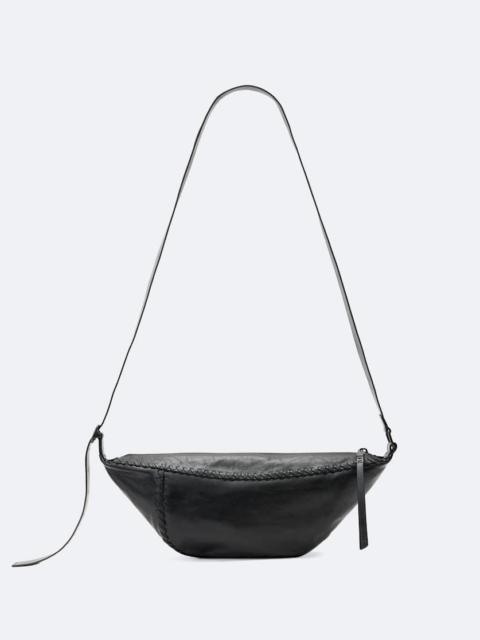 ALLSAINTS ESME WHIPSTITCH LEATHER CROSSBODY BAG