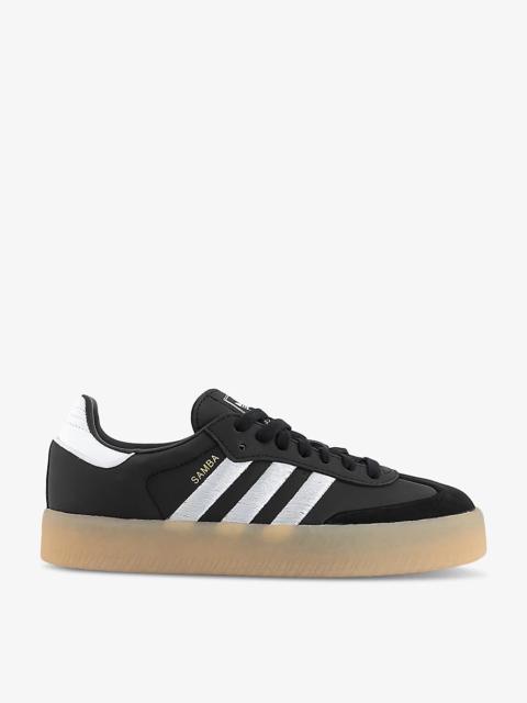 Sambae leather low-top trainers