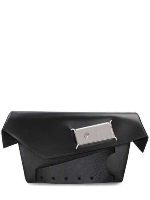 Maison Margiela Small Classique snatched leather clutch