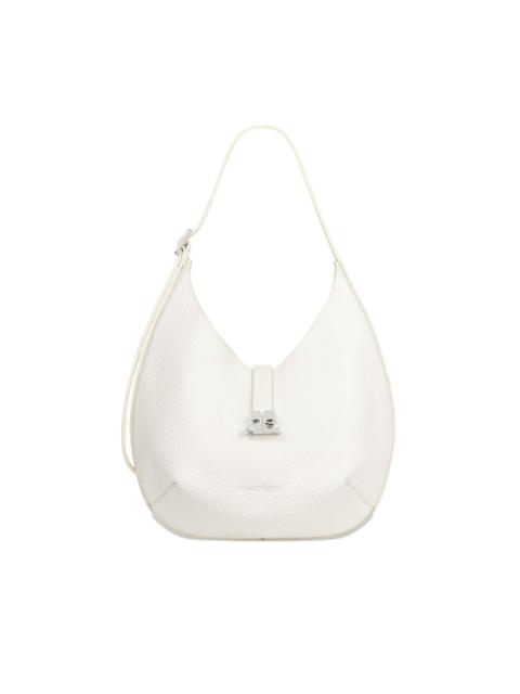 courrèges small Hobo grained leather tote bag