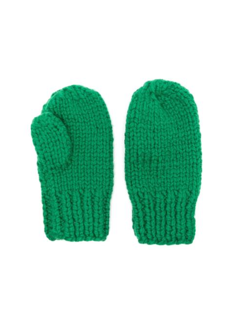 Maison Margiela chunky-knit full-finger gloves