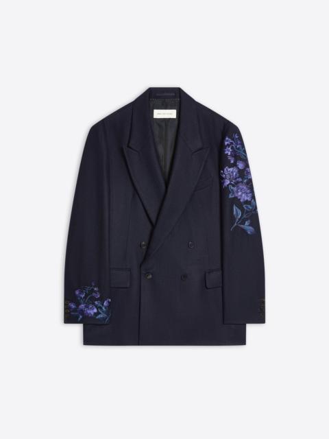 Dries Van Noten EMBROIDERED WOOL BLAZER