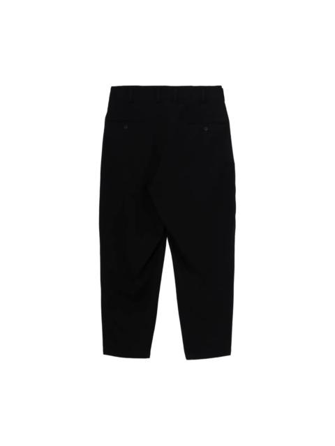 Yohji Yamamoto PLEATED TAPERED TAILORED TROUSERS