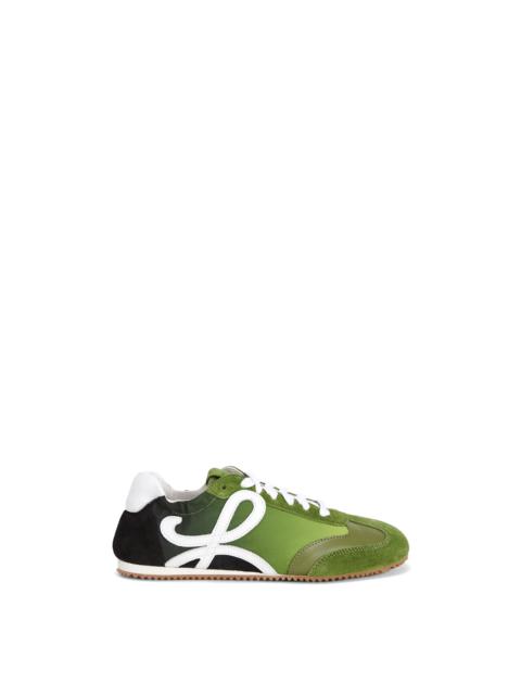 Loewe Ballet runner in split calfskin and polyester