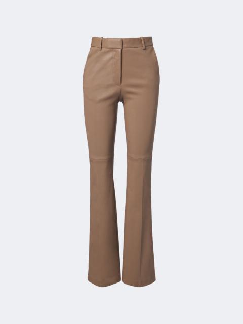 JOSEPH Tafira leather flared pants