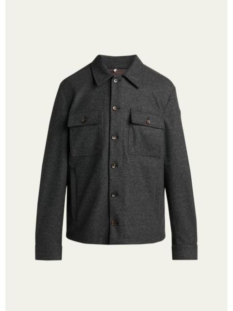 Moncler Grenoble Men's Cotton-Blend Jacket