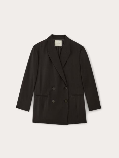 EVERLANE THE DOUBLE-BREASTED BLAZER IN BUTTERSMOOTH