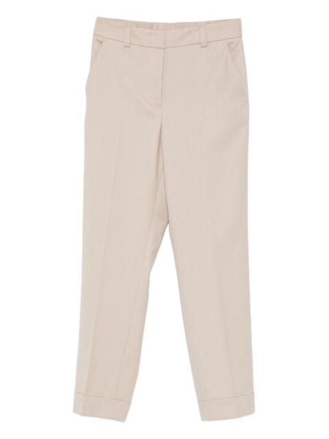 PESERICO pressed-crease trousers