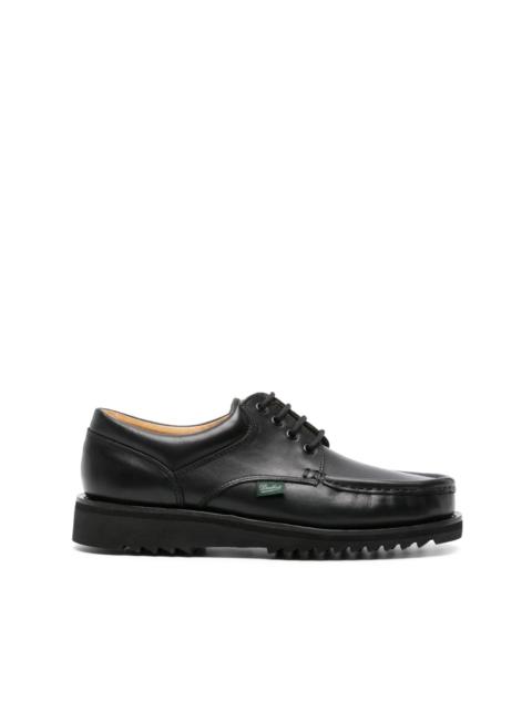 Thiers patent leather boat shoes
