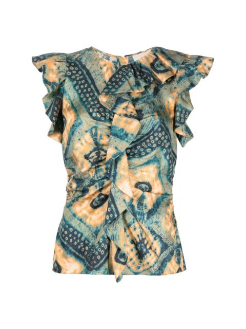 Vida silk blouse