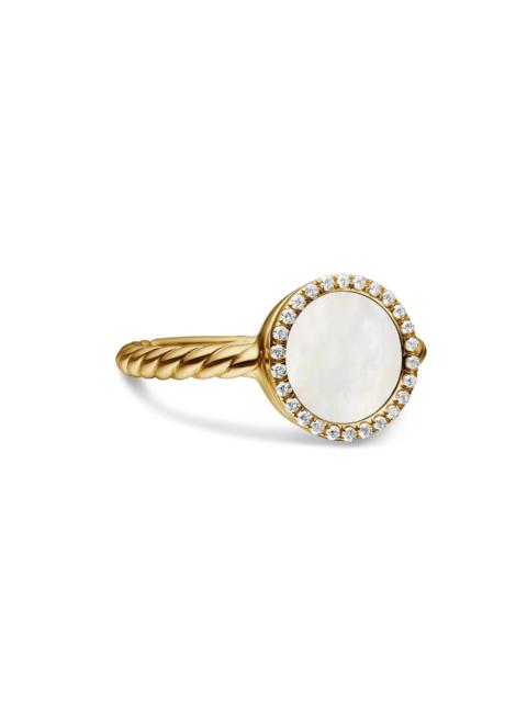 DAVID YURMAN Women's Petite DY Elements in 18K Yellow Gold - Mother Of Pearl