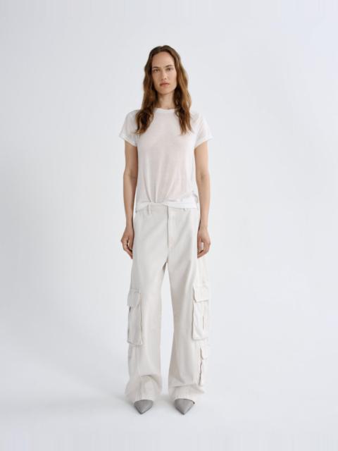 AGOLDE AMBIKA UTILITY PANT (FLYWEIGHT) IN BONE
