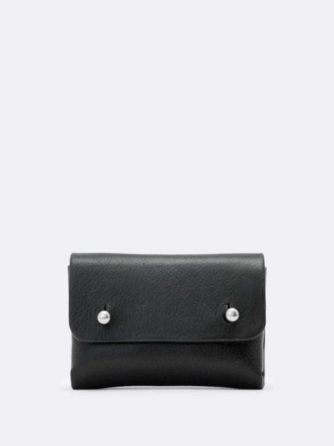 ALLSAINTS STUD LEATHER CARDHOLDER