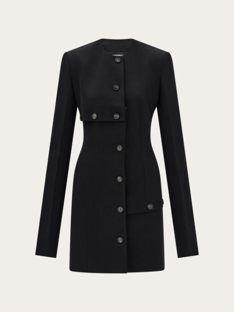 FERRAGAMO Wool jacket with button detail
