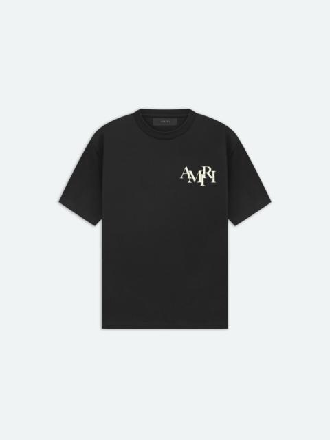 AMIRI STAGGERED LOGO TEE