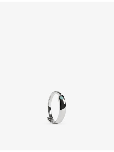 MONICA VINADER Amaia Stacking Sterling-Silver And Amazonite Ring
